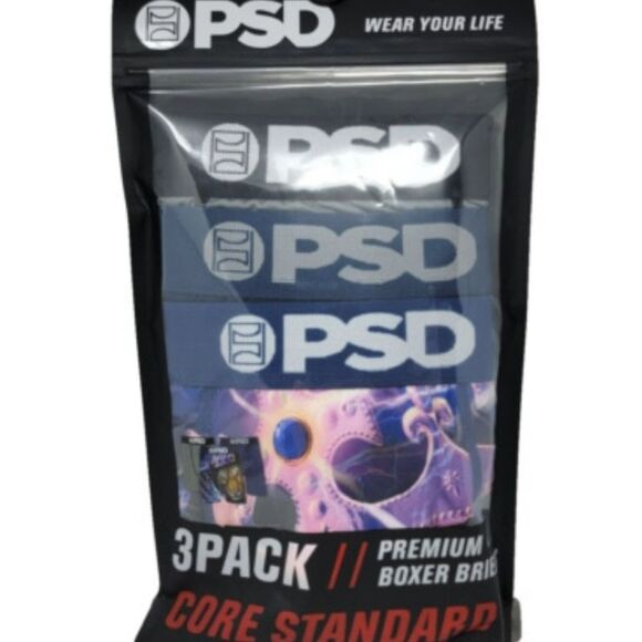 PSD Tiger King/Solid 3-PK Boxer Briefs - Picture 2 of 6